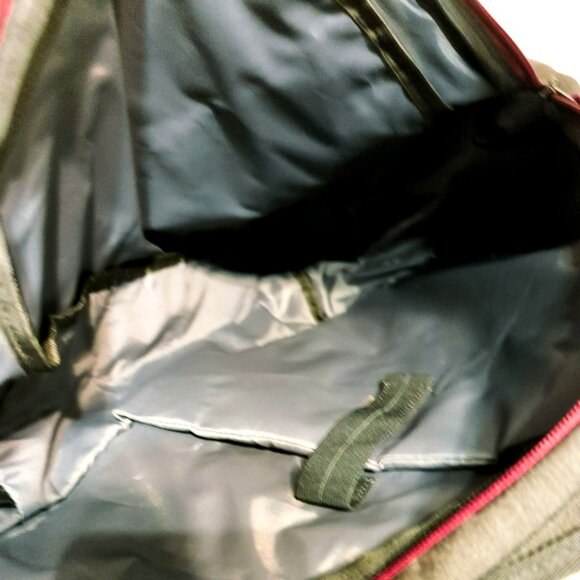 SEEU Large Sling Crossbody Gray/Pink Laptop Backpack - Picture 7 of 8